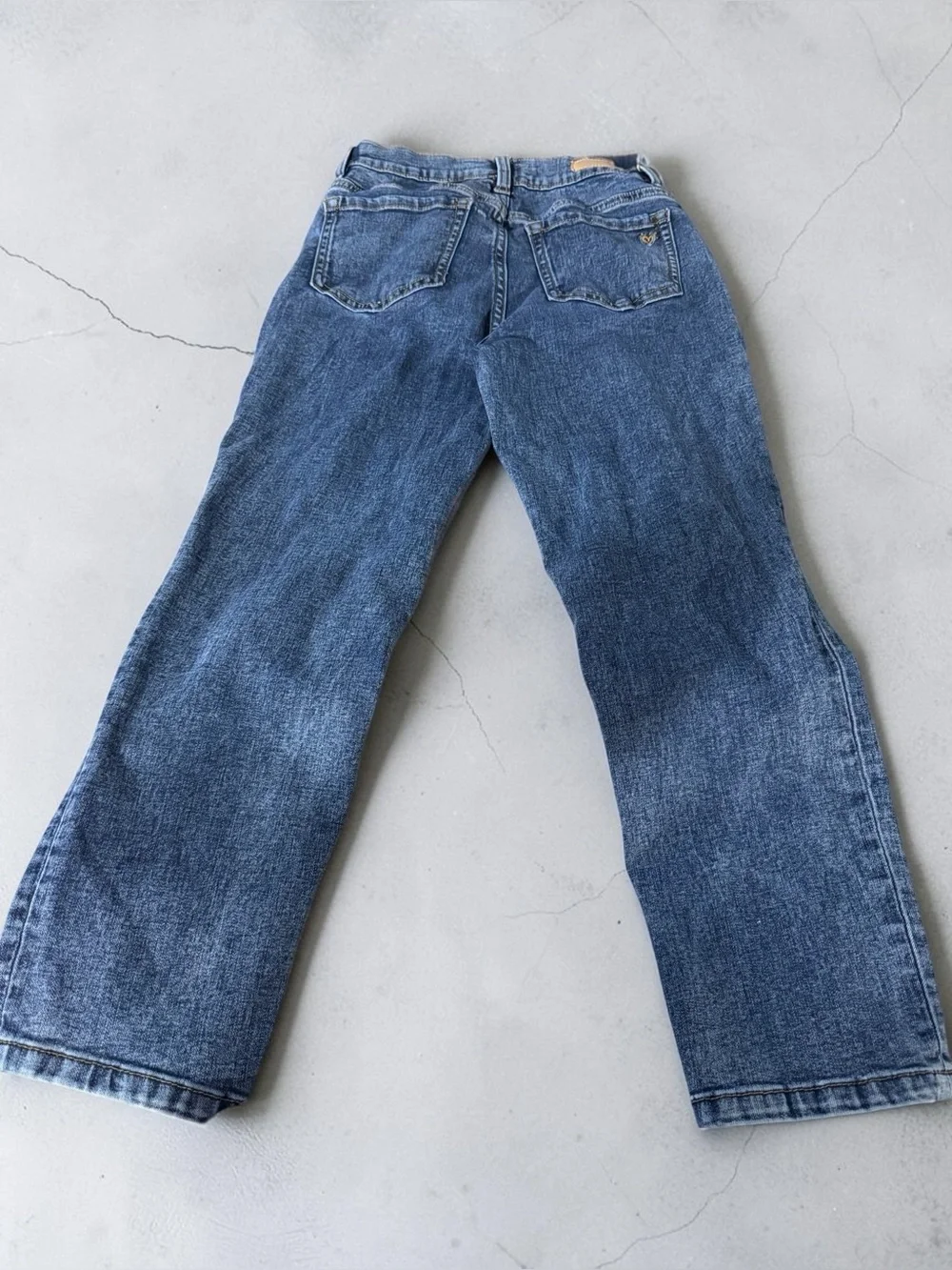 Justice Girls High-Rise Destructed Mini Mom Jean - Size 14